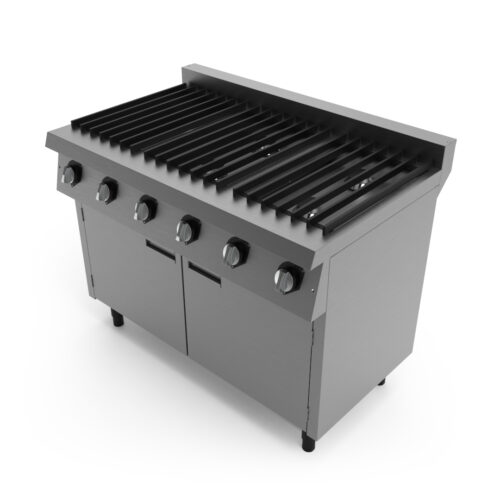 15187288081 Fogao a Gas Modular com Gabinete com Portas em inox 6 Bocas Relux PRD02349 2