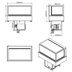 Vitrine Refrigerada de Sobrepor 1000 Linha Diamante