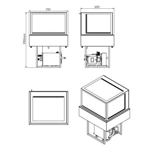 15225240528 Vitrine Refrigerada de Sobrepor 700 RV220064 dt