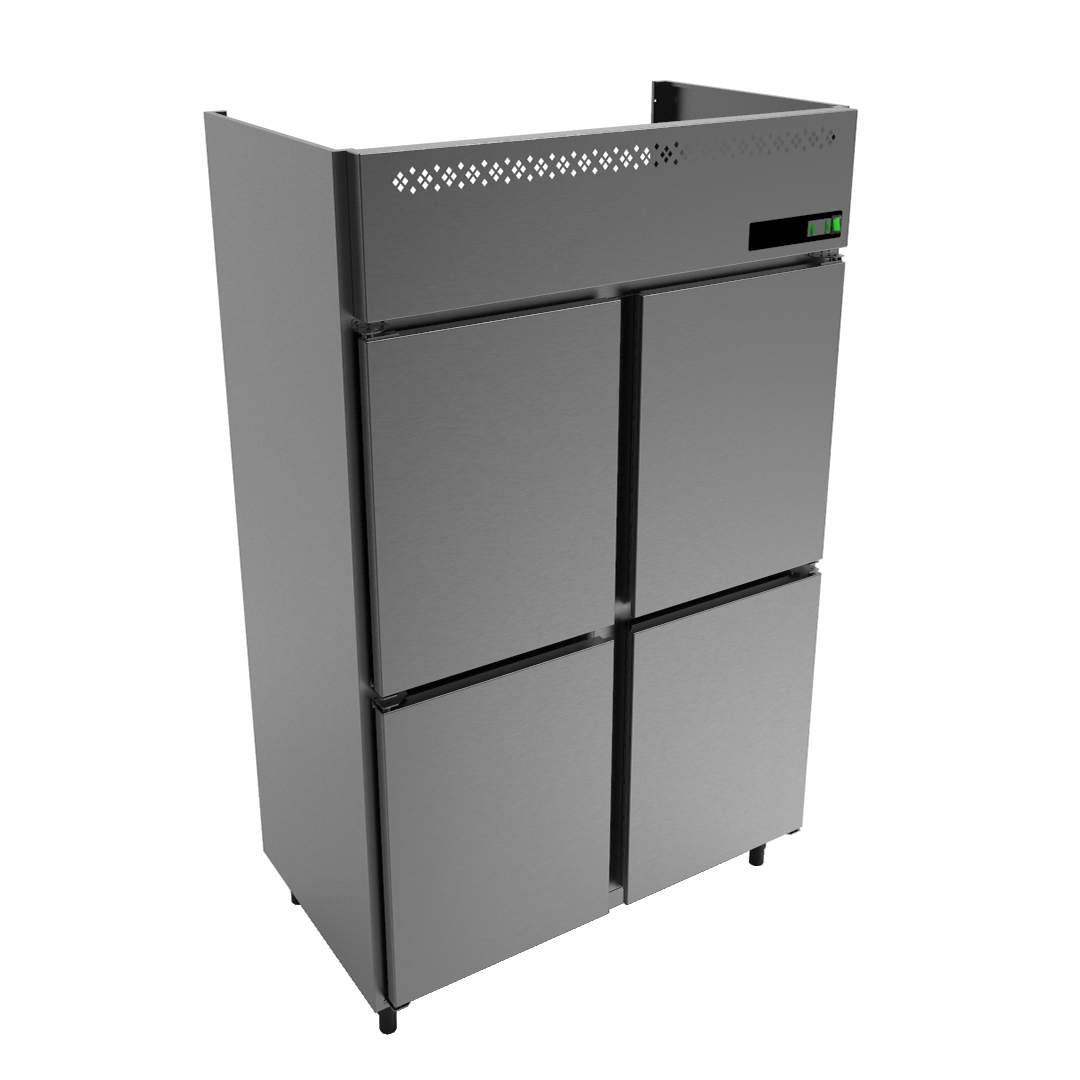 15226415519 Refrigerador vertical 4 Portas Relux Bipartida RR180079