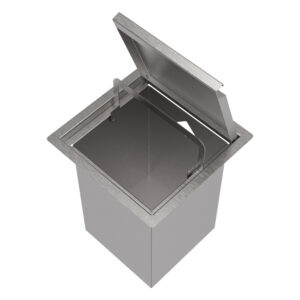 Lixeira Gourmet de Embutir de Inox - 7 Litros